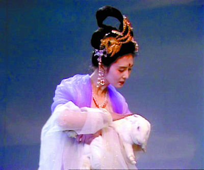 Богиня Чан Э и белый нефритовый кролик