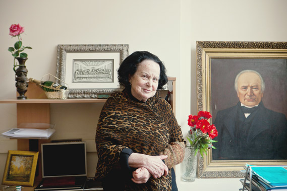 правнучка создателя дома на Мясницкой Жанна Юрьевна Киртбая