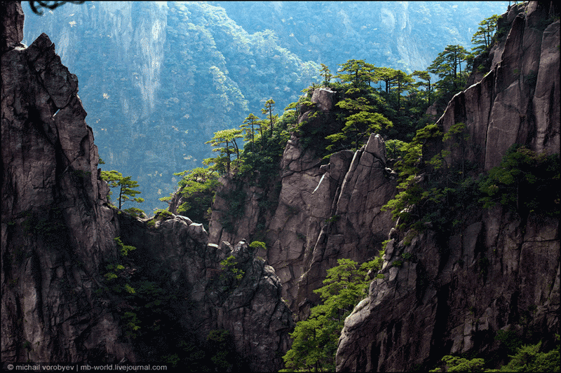 Красоты гор Хуаншань