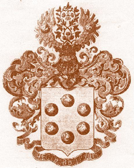 Родовой герб династии купцов Перловых